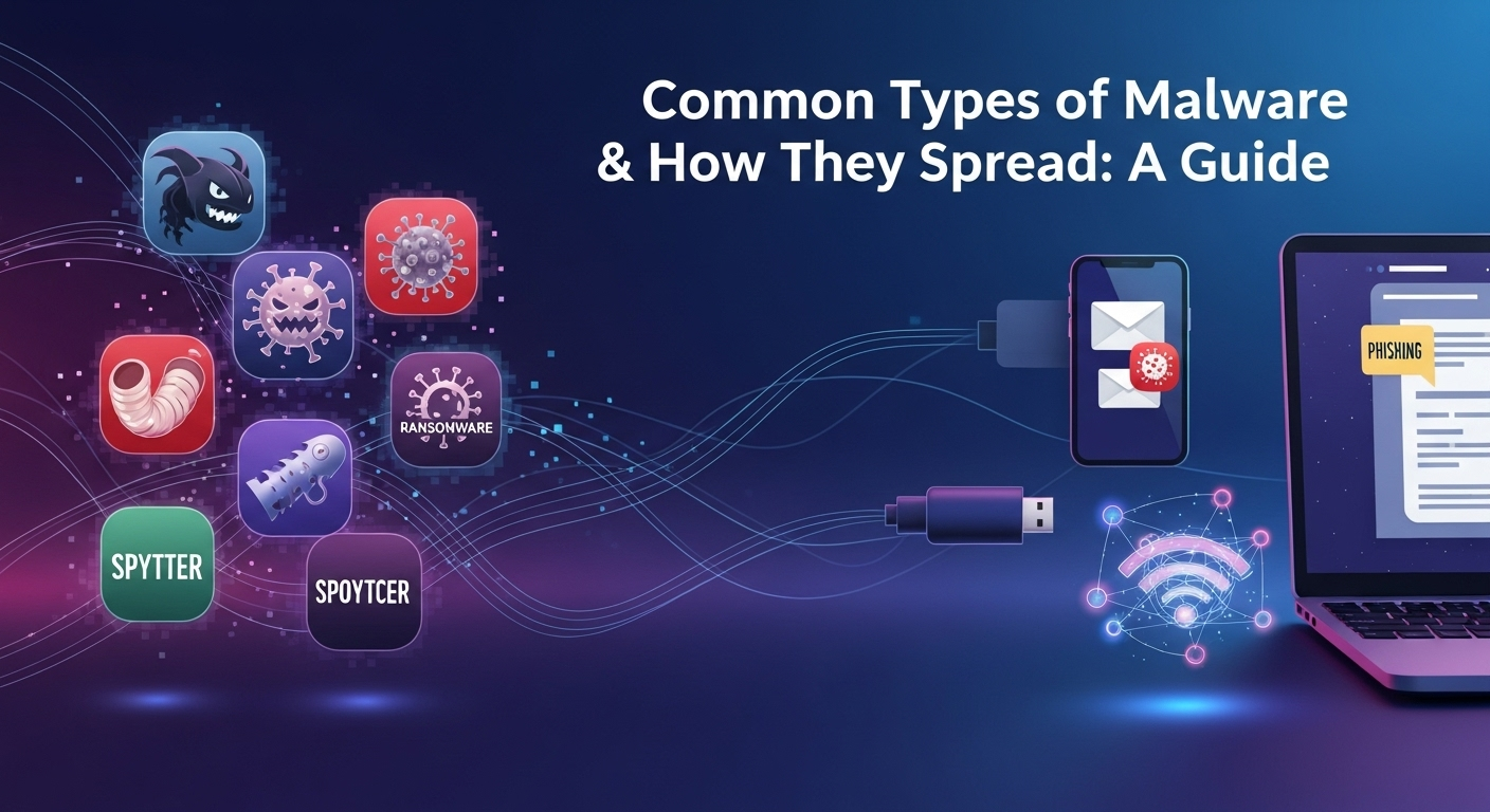 Common Types of Malware & How They Spread: A Guide