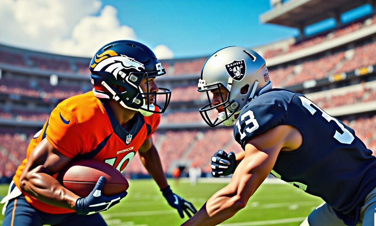 Broncos vs Raiders: Clash of Titans in NFL Action