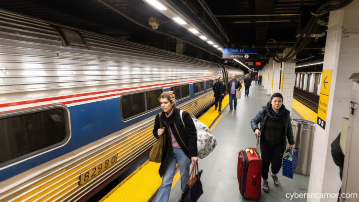 Overnight Penn Station fire injures five, halts morning service