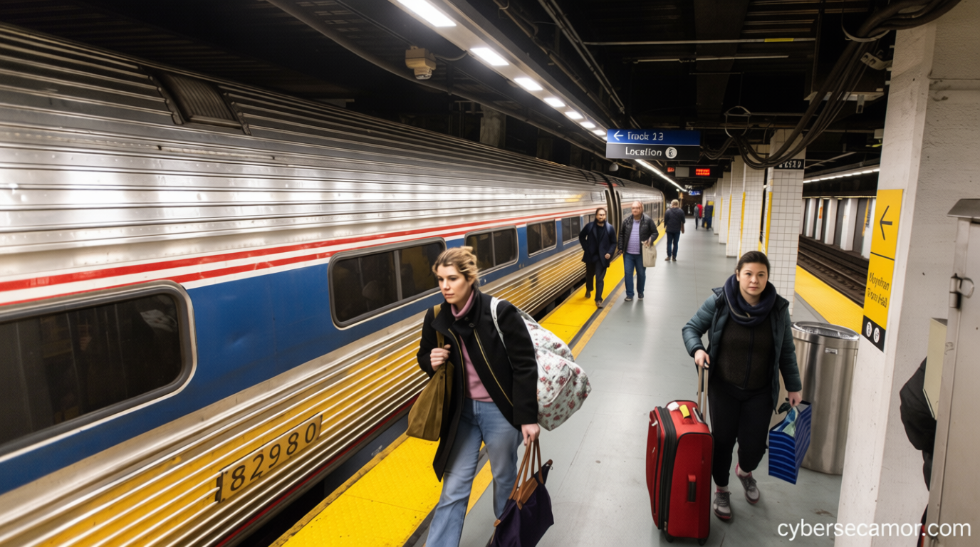 Overnight Penn Station fire injures five, halts morning service
