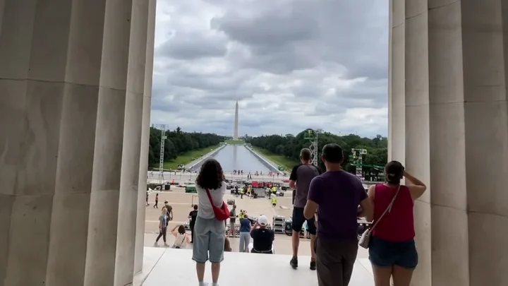 I went to see the renovated Reflecting Pool. Here’s what I noticed