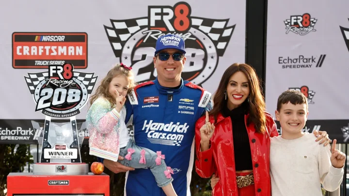 Samantha Busch says watching her son race is ‘heartbreaking and beautiful’