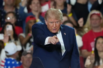 President Trump’s approval rating hits second-term low in new NBC poll