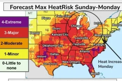 Huge heat dome is building over US. Here’s your forecast