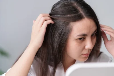 How to keep hair from growing gray. Kind of