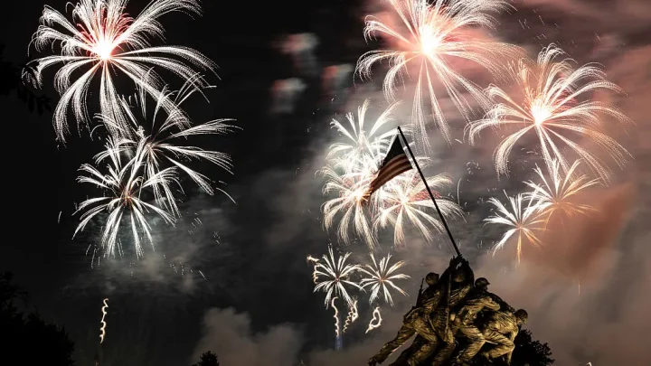 Through heat, storms and division, how America marked its 250th