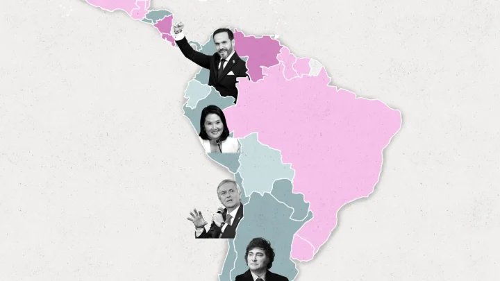 Maps show ‘pink tide’ recede as Latin America shifts to the right