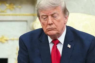 Trump’s approval rating hovering near record lows, latest poll shows