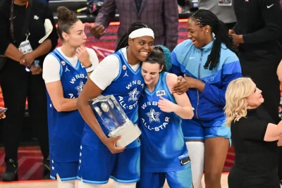 Team Spoon wins WNBA All-Star Game behind MVP Jonquel Jones, Caitlin Clark