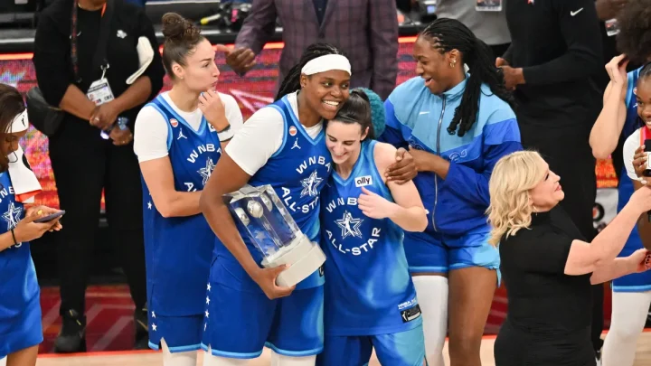 Team Spoon wins WNBA All-Star Game behind MVP Jonquel Jones, Caitlin Clark