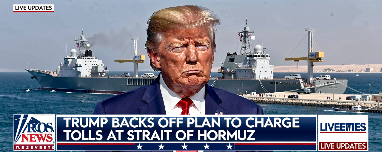 Trump backs off plan to charge tolls at Strait of Hormuz: Live updates