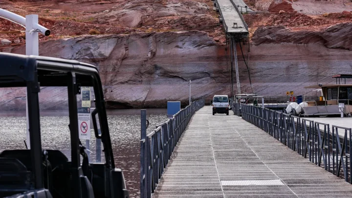 Lake Powell, the vital reservoir for the Southwest, hits record low