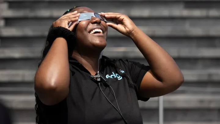 Did you look up? See highlights of rare solar eclipse in US, Europe