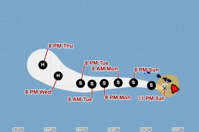 Tropical Storm Lala unleashes flooding and winds on Hawaii. Updates