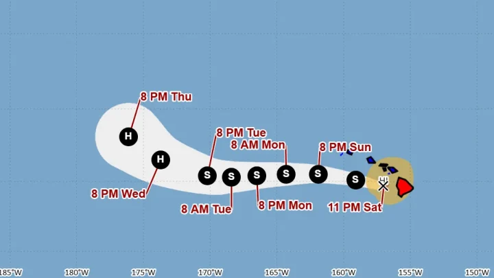 Tropical Storm Lala unleashes flooding and winds on Hawaii. Updates