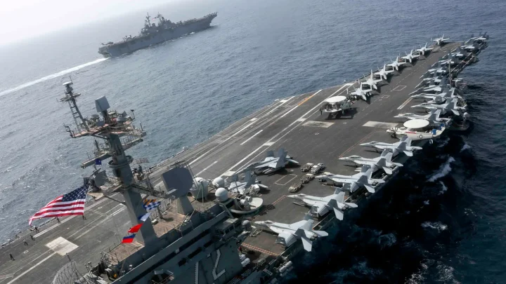 Maps capture the travel strain on USS Abraham Lincoln aircraft carrier