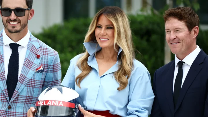 Where’s Melania? ‘I heard you missed me,’ first lady quips