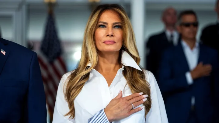 First lady Melania Trump says she ‘loved’ racing as a child