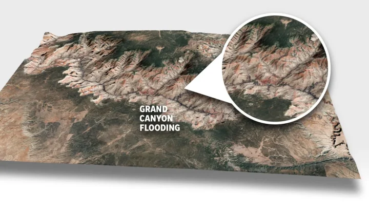 Maps show what caused the deadly Grand Canyon flash floods