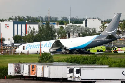 At least 5 dead after Amazon cargo plane crashed at Miami airport