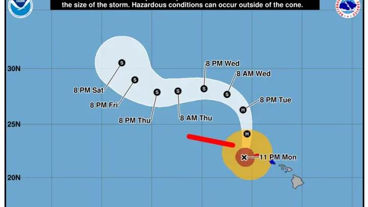 Hurricane Lowell passes near Hawaii, brings threats of rain, tornadoes
