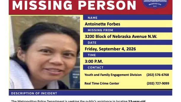 Who is Antoinette Forbes? Police search for missing DC mother