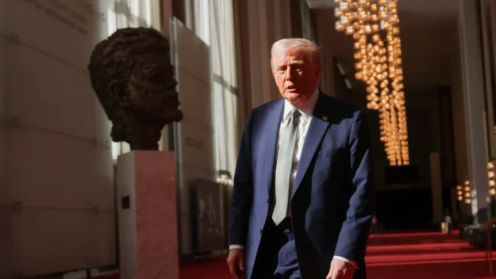Trump threw ‘tantrum’ during Kennedy Center meeting, congresswoman says