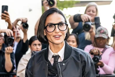 Demi Moore debuts major hair transformation to close out NYFW